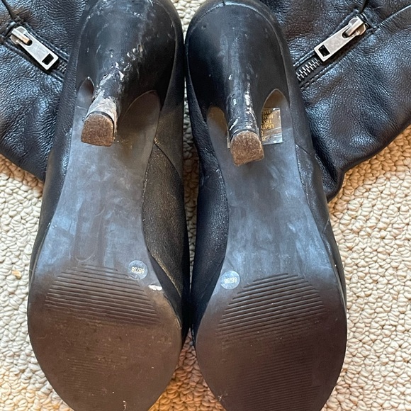 Jessica Simpson Alany Black Boot w Platform & Decorative Zipper; 8B See Callout! - Picture 7 of 12